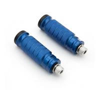 IPEVMLZ For Ducati For Monster 696 796 1100 S2R S4R S4RS Motorcycle Footpeg Pedal Footrest Foot Pegs Universal 8mm Foot Peg Rear set(Blue)