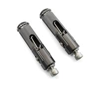 IPEVMLZ For Ducati For Monster 696 796 1100 S2R S4R S4RS Motorcycle Footpeg Pedal Footrest Foot Pegs Universal 8mm Foot Peg Rear Set(GRAY)