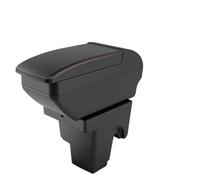 IPEVMLZ For F&ord For Focus 3 Armrest Box For F&ord For Focus Mk3 III Car Armrest Box Center Storage Box(A1 Black red NO USB)