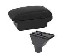 IPEVMLZ For Fiat For Panda For PANDA II Car Armrest Box Cup Holder USB Interface Interior Car-styling(B2 black line 3USB)
