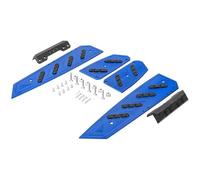 IPEVMLZ For Forza350 For FORZA 350 125 NSS 350 Motorcycle Accessories Footrest Footboard Step Footpad Pedal Plate Foot Pegs(Blue)