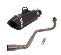 IPEVMLZ For GROM MSX125 MSX 125 2013 2014 2015 2016 2017 2018 2019 2020 2021 Motorcycle Exhaust Escape Full System Carbon Muffler Front Mid Link Pipe(Style F)