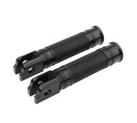 IPEVMLZ For Harley For Softail Fat Boy For Street Bob For Sport For Glide Foot Pegs Motorcycle Front Rear Footrests Knurled Footpegs Pedals(BLACK,Front)