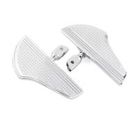 IPEVMLZ For Harley For Sportster XL 883 XL1200 For V-Rod Low For Hugger Motorcycle 45 Degree Footpegs Black CNC Footrests(Chrome,Front)