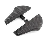 IPEVMLZ For Harley For Sportster XL 883 XL1200 For V-Rod Low For Hugger Motorcycle 45 Degree Footpegs Black CNC Footrests(BLACK,Rear)