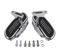 IPEVMLZ For Harley For Touring For Street For Electra For Glide For Road For King Footpegs Passenger Rear Footboard Bracket(Chrome)