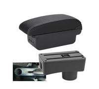 IPEVMLZ For Hyundai For Accent For Tagaz Car Armrest Box Armrest Interior Parts Details Center Storage Box(B3 Black white 3USB)