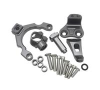 IPEVMLZ For KAWASAKI Z900 Z 900 2017 2018 2019 Motorcycle Steering Damper Bracket Stabilizer Linear Mount Support Kit(GRAY)