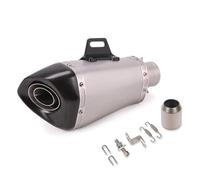 IPEVMLZ For Kawasaki ZX6R 10R Z900 Z800 Motorcycle Exhaust Pipe Muffler Universal Modified Parts Modification Accessories(Titanium)