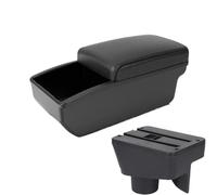 IPEVMLZ For MG3 Armrest Box Car Center Console Storage Box Armrest Interior Storage Box Auto Parts With Tissue Box(B2 Black Storage box)