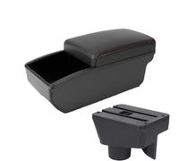 IPEVMLZ For MG3 Armrest Box Car Center Console Storage Box Armrest Interior Storage Box Auto Parts With Tissue Box(B1 Red Storage box)