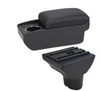 IPEVMLZ For N&issan For Kicks 2016 2017 2018 2019 2020 -2024 Car Armrest Box Interior Retrofit Auto Storage Box Car Accessories(B3 Black white 6USB)