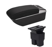 IPEVMLZ For N&issan For NV200 Armrest Box Retrofit Parts Interior Details Car Armrest Storage Box(D2 Black line No USB)