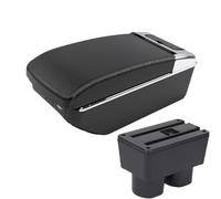 IPEVMLZ For N&issan For Tiida C11 For Latio For Sylphy Car Armrest Box Interior Center Storage Box Car Accessories(A3 Black white 7USB)