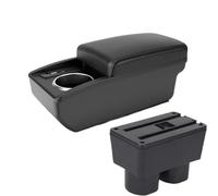 IPEVMLZ For N&issan For Tiida C11 For Tiida For Latio For Sylphy Interior Center Storage Box(B2 Black line 6USB)