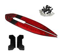IPEVMLZ For PCX160 Pcx 125 160 2021 2022 2023 2024 Modified Footrest Edge Protection Anti Slip Foot Pedal Motorcycle Accessories(RED)