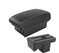 IPEVMLZ For Perodua For Axia 2023 Armrest Center Console Armrest Storage Box Car Accessories With Usb(A1 Black red NO USB)