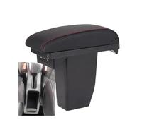 IPEVMLZ For Peugeot 2008 Armrest Box 2012-2018 Car Storage Box With USB Charging Auto Retrofit Parts Interior Details(A1 Artificial leather)