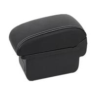 IPEVMLZ For Peugeot 207 Armrest Box For Peugeot 207 CC Car Armrest Box Central Storage Box(A3 Black white NO USB)