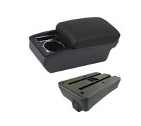 IPEVMLZ For Peugeot 307 I 2001-2007 2008 Armrest Box For Peugeot 307 CC Convertible Storage Box Car Accessories(C2 Black line NO USB)
