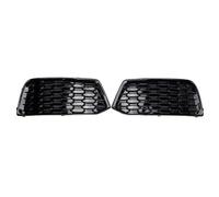 IPEVMLZ For Q5 2018 2019 2020 Regular Model 80A807679D 80A807680D Glossy Black Front Bumper Fog Light Grills Trim Cover Honeycomb