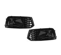 IPEVMLZ For Q5 Ordinary 2018 2019 2020 Car Accessories Left Right Front Bumper Mesh Style Fog Lamp Cover Fog Light Grille