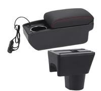 IPEVMLZ For R&enault For Duster Armrest Box 2012 2013 2014 2015 2016 2017 2018 Retrofit Interior Storage Box Car Accessories(A1 Fast charging)