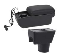 IPEVMLZ For R&enault For Duster Armrest Box 2012 2013 2014 2015 2016 2017 2018 Retrofit Interior Storage Box Car Accessories(A2 Fast charging)