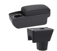 IPEVMLZ For R&enault For Duster Armrest Box 2012 2013 2014 2015 2016 2017 2018 Retrofit Interior Storage Box Car Accessories(B2 Black line 6USB)