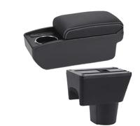IPEVMLZ For R&enault For Duster Armrest Box 2012 2013 2014 2015 2016 2017 2018 Retrofit Interior Storage Box Car Accessories(B3 Black white 6USB)