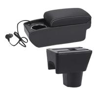 IPEVMLZ For R&enault For Duster Armrest Box 2012 2013 2014 2015 2016 2017 2018 Retrofit Interior Storage Box Car Accessories(A3 Fast charging)