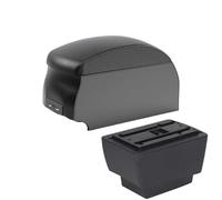 IPEVMLZ For S&koda For Fabia For Fabia 3 III 2015 2016 2017 2018 2019 2020 2021 Car Armrest Box Retrofit Parts Storage Box(B2 Black double)