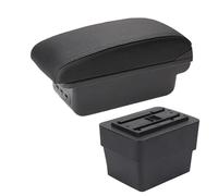 IPEVMLZ For S&koda For Octavia Mk3 A7 2013 2014 2015 2016 2017 Car Armrest Box Retrofit Parts Storage Box Car(B2 black line 3USB)