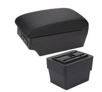 IPEVMLZ For S&koda For Octavia Mk3 A7 2013 2014 2015 2016 2017 Car Armrest Box Retrofit Parts Storage Box Car(A2 Black line 7 USB)