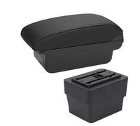 IPEVMLZ For S&koda For Octavia Mk3 A7 2013 2014 2015 2016 2017 Car Armrest Box Retrofit Parts Storage Box Car(C2 Black line NO USB)