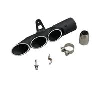 IPEVMLZ For S1000RR Etc 51mm Universal Motorcycle Exhaust Muffler Two Three Outlet Pipe Racing Escape Moto Silencer Modification Accessories(Three holes)