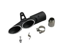 IPEVMLZ For S1000RR Etc 51mm Universal Motorcycle Exhaust Muffler Two Three Outlet Pipe Racing Escape Moto Silencer Modification Accessories(Double hole)
