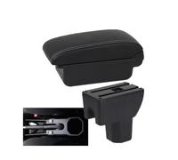 IPEVMLZ For Suzuki For IGNIS Armrest Box Retrofit Parts Interior Storage Box Central Armrest Box(B3 Black white 3USB)