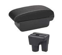 IPEVMLZ For Suzuki For Liana A6 Armrest Box Car Center Console Storage Space Case Elbow Rest With Cup Holder USB Interface(A white line No USB)