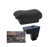 IPEVMLZ For Suzuki For S-Presso Car Armrest Box Storage Box Interior Details(A2 Black red NO USB)