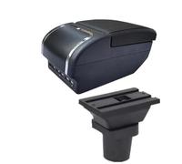 IPEVMLZ For Toyota For Urban Cruiser Armrest Box For Ist Armrest Box Centre Storage Box(E black line 9USB)