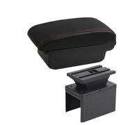 IPEVMLZ For Vauxhall For Opel For Adam For Astra J H G For Corsa D C GTC For Mokka X Car Armrest Box Centre Console(A1 Black red NO USB)