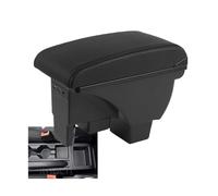 IPEVMLZ For VW For Polo 2019 2020 2021 2022 2023 2024 Car Armrest Storage Box Retrofit Parts Car Accessories(A2 Artificial leather)