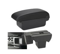 IPEVMLZ For VW For Polo 2020 2020 2022 2023 2024 Car Armrest Retrofit Storage Box Retrofit Parts Car Accessories(C3 Black white NO USB)