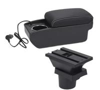 IPEVMLZ For VW UP Armrest Box For S&koda For Citigo For VW UP For Seat Mii Car Armrest Auto Storage Box Cup Holder(A3 Fast charging)
