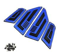 IPEVMLZ For Y&amaha For TMAX530 For TMAX 530 For T-MAX 530 2012-2016 Motorcycle Footboard Steps Motorbike Foot Footrest Pegs Plate Pads(Blue)