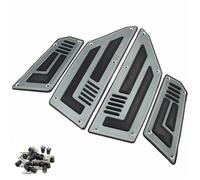 IPEVMLZ For Y&amaha For TMAX530 For TMAX 530 For T-MAX 530 2012-2016 Motorcycle Footboard Steps Motorbike Foot Footrest Pegs Plate Pads(GRAY)