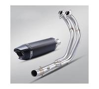 IPEVMLZ For Y&amaha MT07 FZ07 2014 2015 2016-2023 2024 Full Motorcycle Exhaust System Escape Slip On 51MM Front Tube Link Pipe Connect(TYPE-C)