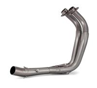 IPEVMLZ For Y&amaha MT07 FZ07 Motorcycle Front Tube Link Pipe Connect Full Exhaust System Slip On Titanium Alloy Modification Accessories
