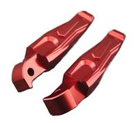 IPEVMLZ For Y&amaha TMAX530 TMAX560 TMAX530 DX SX Foot Rests Motorcycle Rear Passenger Footrests Pegs Rear Pedals Accessories(RED)